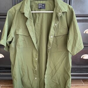 Men’s Magpul Green Button-Up Tactical Shirt